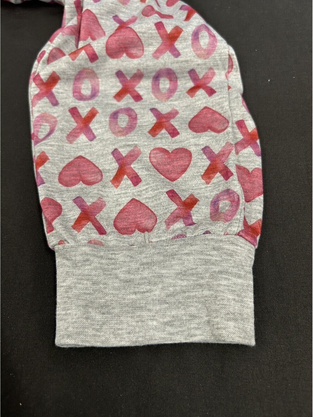 Mens Valentine Pajamas. Gray With XO Hearts . Brand Hope Wonder. Size 2X. NWT - Picture 5 of 9